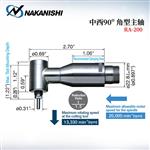 NAKANISHI NSK中西90°角型主轴RA-200
