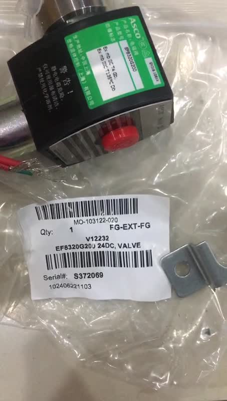 黄铜电磁阀ASCO功能EF8320G200 220VAC