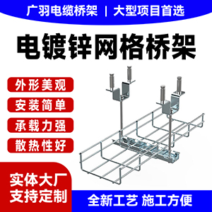 广东广羽电镀锌网格电缆桥架