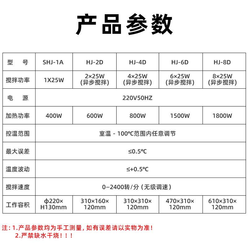 HJ系列（同温）磁力搅拌水浴锅 