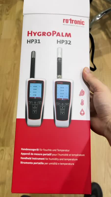 手持湿度仪Rotronic Hygropalm HP32系列