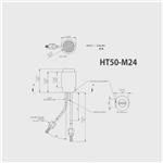 高温辐射热流传感器 型号:DLW01-HT50-M24