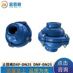 纽普兰止回阀 单向阀 逆止阀 DXF-ZNF-DN25