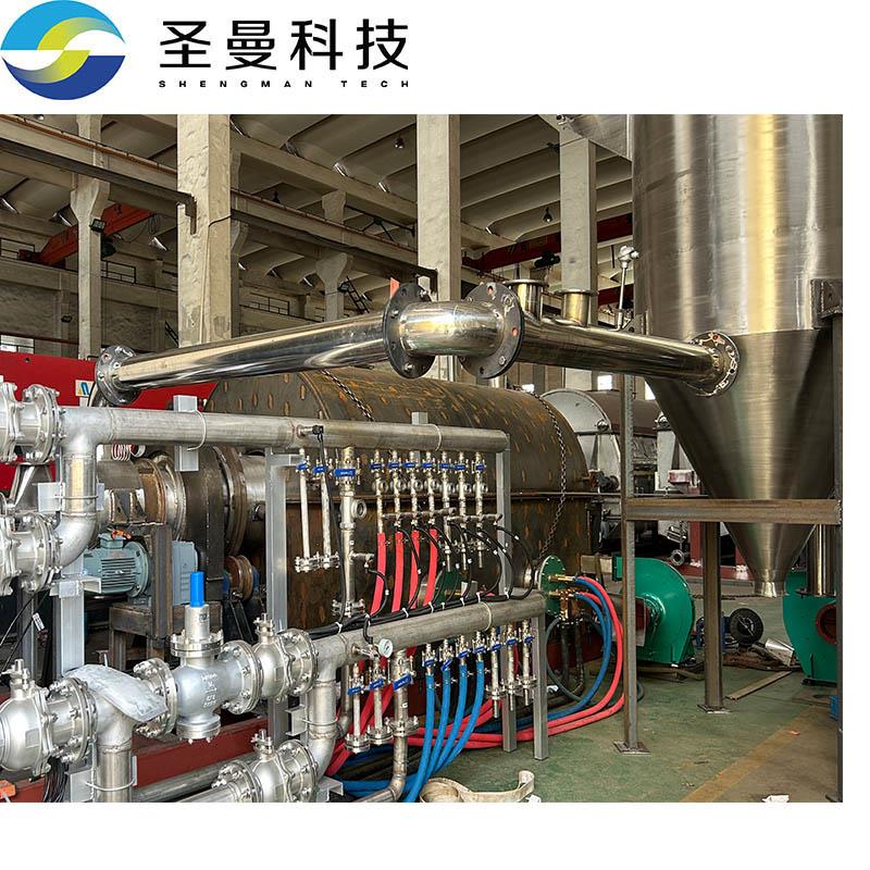 碳酸锂中试线电磁加热回转窑120KW