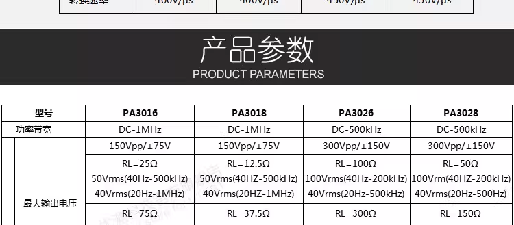 知用功率放大器PA3016 260VA
