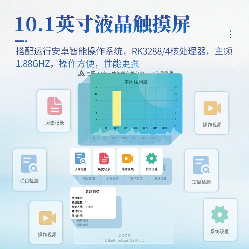 三体宏科  果蔬肉类检测仪