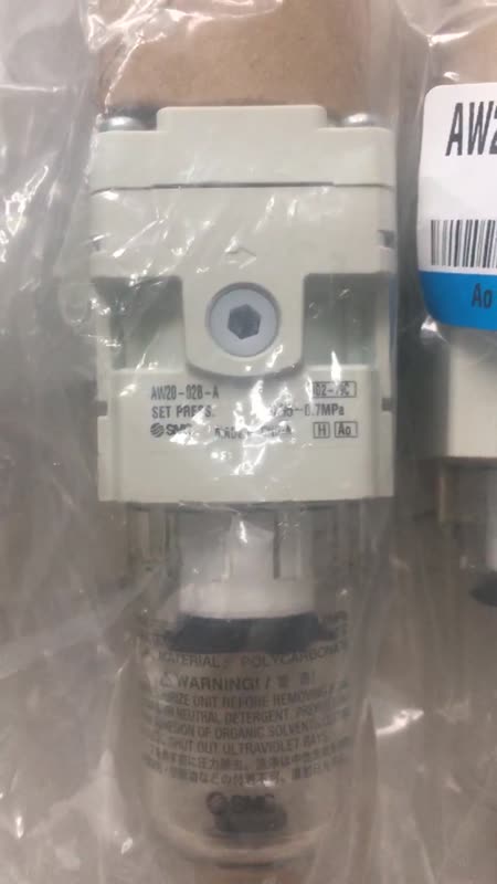 结构分析SMC气动两联件AW20-02B-D
