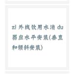 紫外線消毒器（中西器材） 型號:ZXXDQ-DN25