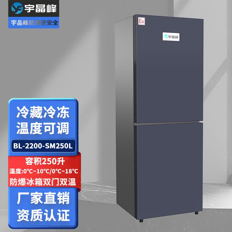 宇晶峰双门双温防爆冰箱