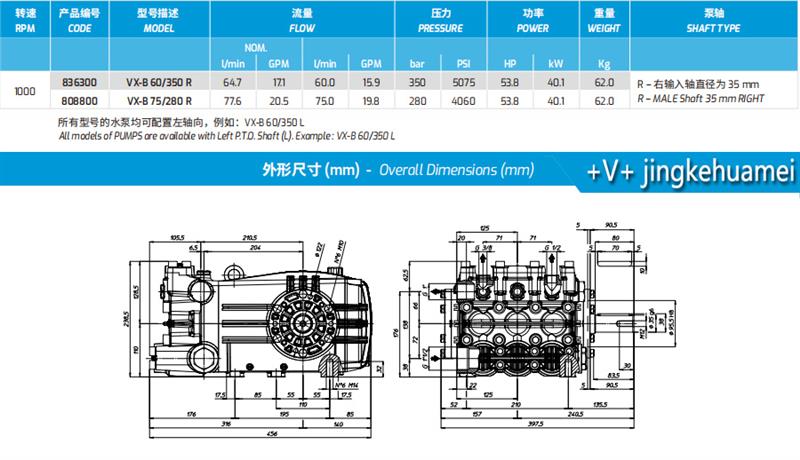 進(jìn)口意大利霧德UDOR高壓柱塞泵VX-B 60/350 R