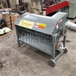 廢舊濕菌糠菌棒粉碎機鏟車上料