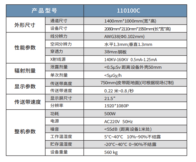 國(guó)展智能110100CX射線安全檢查設(shè)備