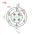 油用管状加热器 型号:KM1-GYY4-380/5