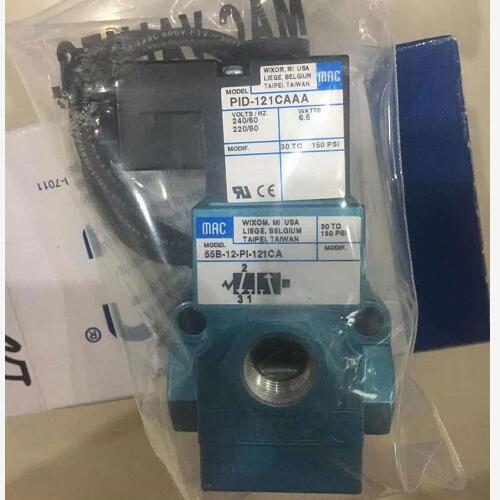 MAC气动换向阀安装尺寸55B-11-PI-50/AA