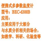 便攜式多參數鹽度計 型號:BEC-6300B