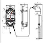 油面温度计型号BWY-926220库号D407220  油面温度计型号BWY-926220库号D407220