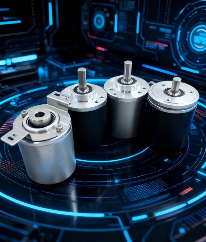 38单圈模拟量绝值磁电转速位移角度编码器