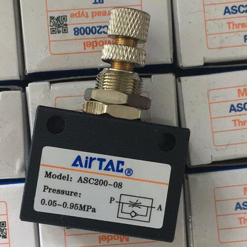 亚德客单向节流阀ASC200-08本体材质