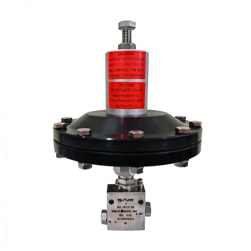 直角型螺紋連接精準控制卡套針型閥