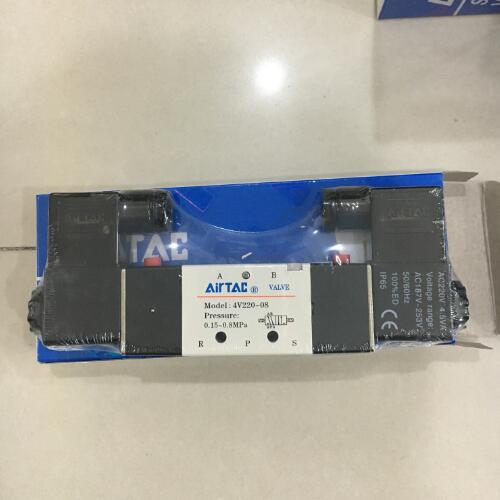 销售亚德客二位二通电磁阀2V025-08?220VAC