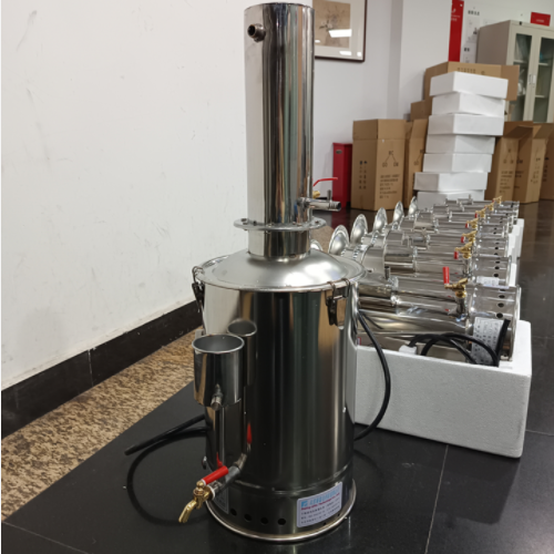 不锈钢电热蒸馏水器中西器材 ZXYAZD-10L 