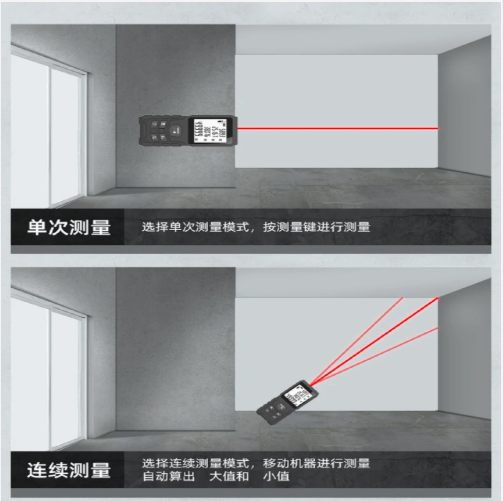 手持紅外線激光測距儀 型號:DM-100M
