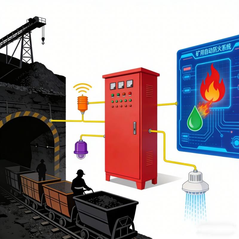 礦用火災零容忍！普思智能滅火系統(tǒng)極速響應