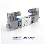 亞德客同款德克西二位五通換向電磁閥