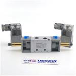 亞德客同款德克西二位五通換向電磁閥