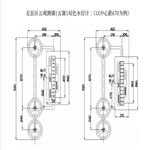 五窗双排双色水位计中西器材SYWJ-5LC22.5 五窗双排双色水位计中西器材SYWJ-5LC22.5
