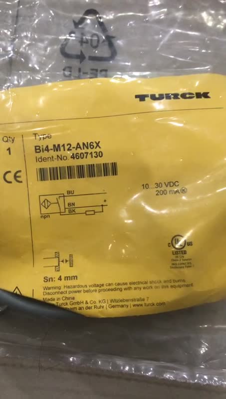 接近传感器图尔克BI4-M12-AN6X作用 