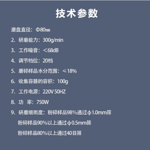 粮食水分磨（中西器材） 型号:JSFM-II