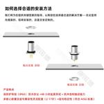 M12航空插座2-17芯带电子线面板安装公母头法兰插座