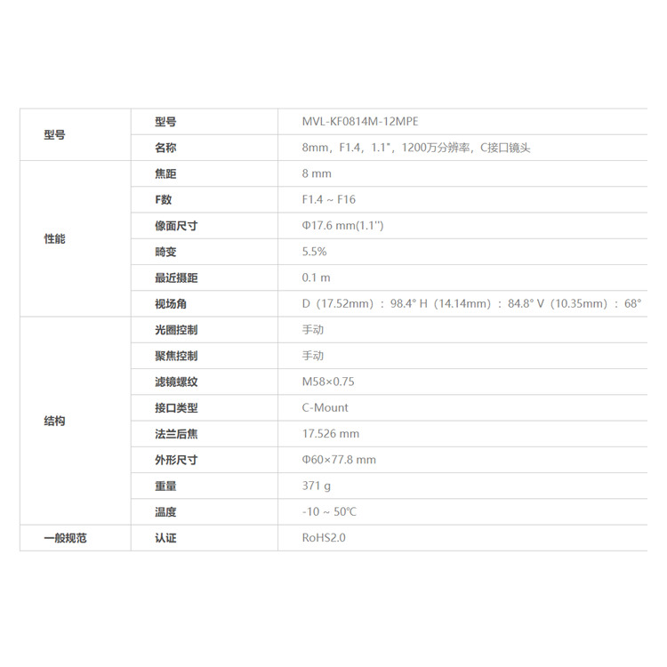 MVL-KF0814M-12MPE详细技术参数.jpg