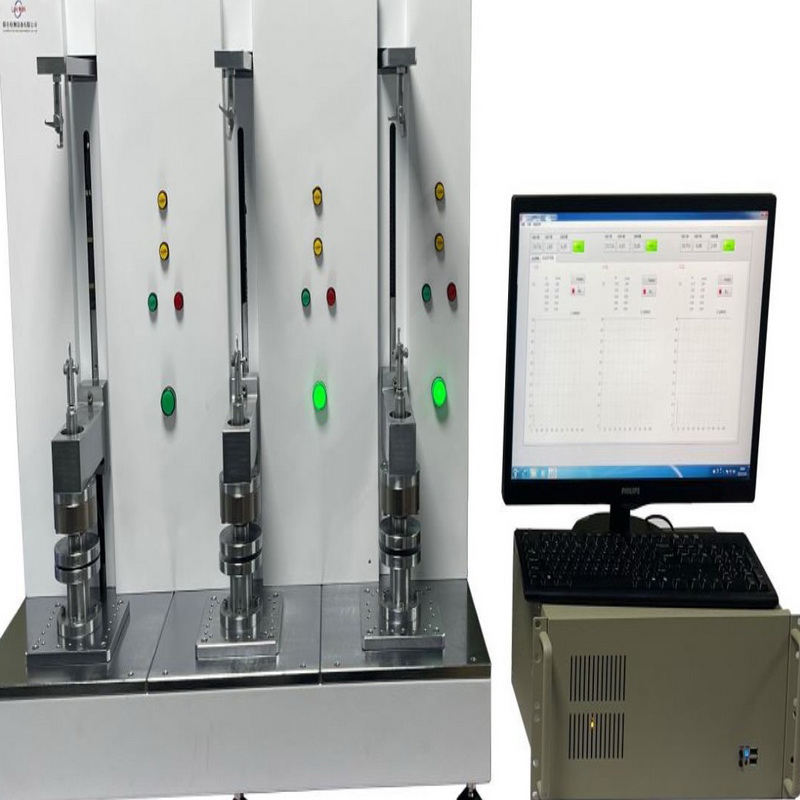 三工位弹簧压缩拉伸试验机