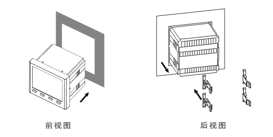 KSM-690-B三相电压表 尺寸图图.png