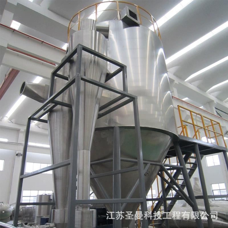 3500kg猪血液肽水溶液喷雾干燥塔