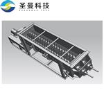 干化市政污泥空心桨叶干燥机2660.3kg/h