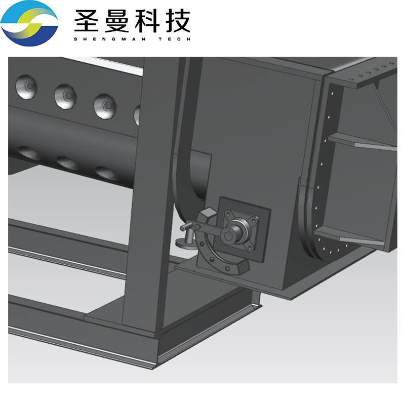 干化市政污泥空心桨叶干燥机2660.3kg/h