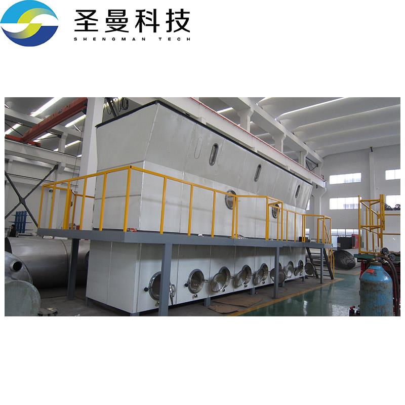 1500Kg/h配方颗粒卧式沸腾干燥机