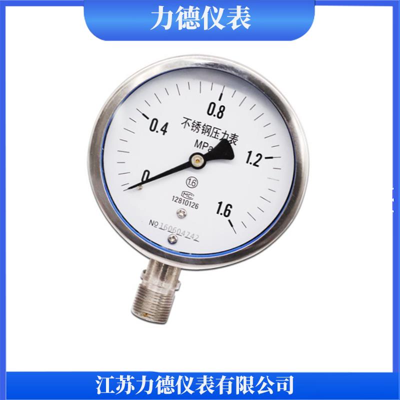 YE150膜盒压力表50KPa不锈钢