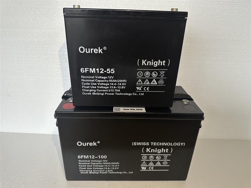ourek蓄电池6FM12-100 12V100AH