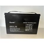 ourek蓄电池6FM12-100 12V100AH