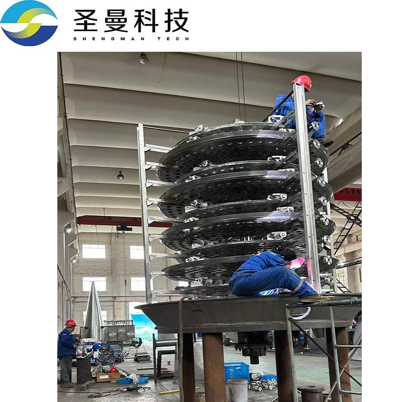 4000kg/h氟硅酸钠盘式干燥机