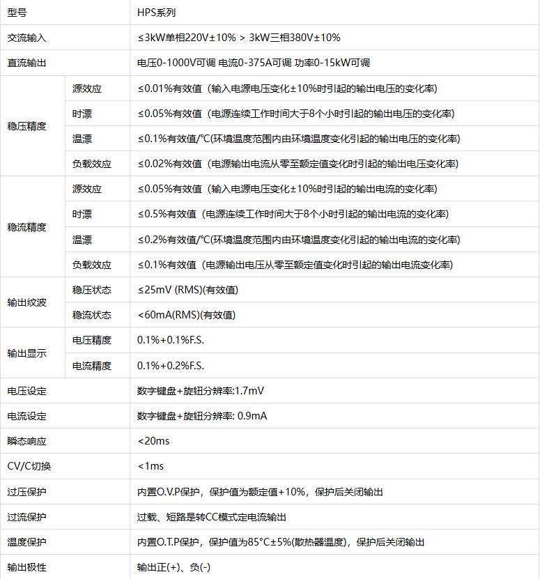 MPS-MPS-10030B动态响应测试直流电源