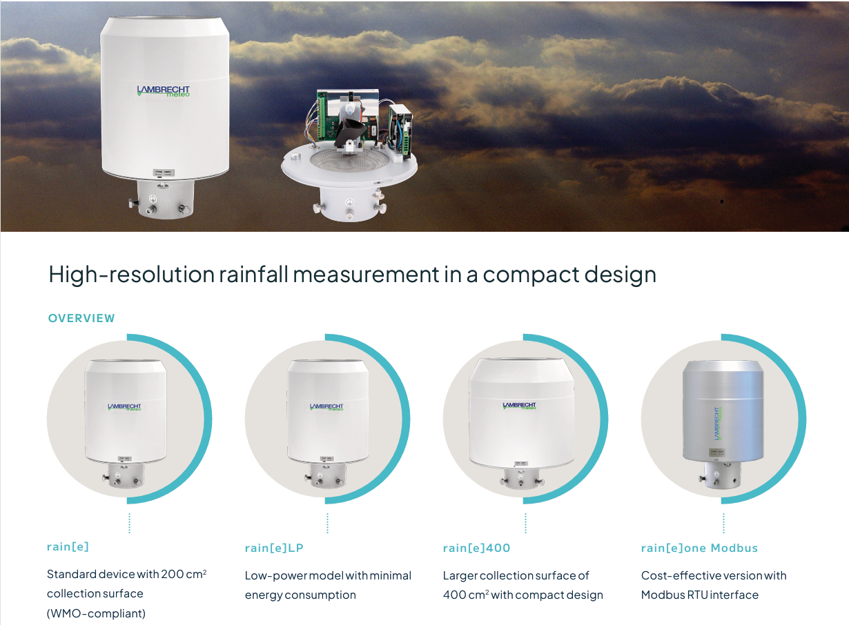 德國Lambrecht雨量傳感器15184